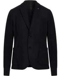 DISTRETTO 12 - Blazer Polyester, Virgin Wool - Lyst