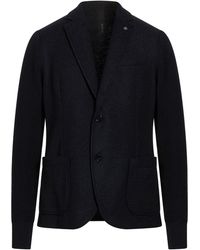 DISTRETTO 12 - Blazer Polyester, Virgin Wool - Lyst