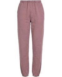 Acne Studios - Mauve Pants Cotton - Lyst