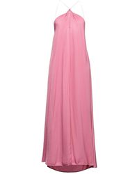 Warm Long Dress - Pink