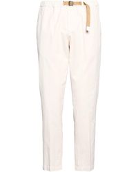 White Sand - Pants Cotton, Tencel, Silk, Elastane - Lyst