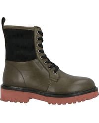Blauer - Military Ankle Boots Soft Leather, Textile Fibers - Lyst
