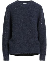 Marella - Monochrome Sweater Acrylic, Polyester, Mohair Wool, Wool, Elastane - Lyst