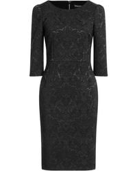 Dolce & Gabbana - Midi Dress Polyester, Polyamide, Elastane - Lyst