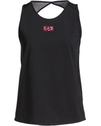 EA7 - Tank Top Polyester, Elastane - Lyst