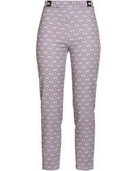 Elisabetta Franchi - Mauve Pants Polyester, Elastane - Lyst