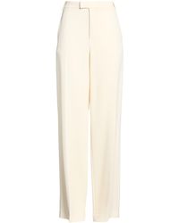 Blumarine - Ivory Pants Viscose, Elastane - Lyst