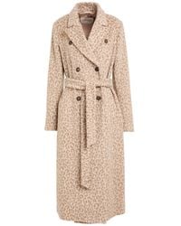 Violanti - Coat Virgin Wool, Mohair Wool, Alpaca Wool, Polyamide - Lyst