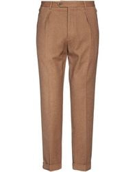 Lardini - Camel Pants Cotton, Wool, Polyamide, Elastane - Lyst