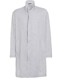 Emporio Armani - Overcoat & Trench Coat - Lyst