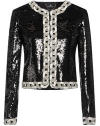 Elisabetta Franchi - Jacke & Anorak - Lyst