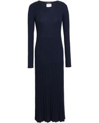 Weekend by Maxmara - Midnight Midi Dress Acrylic, Virgin Wool - Lyst