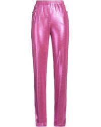 DON'T @ ME - Fuchsia Pants Polyester, Elastane - Lyst