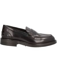 RICHARD OWE'N - Burgundy Loafers Leather - Lyst