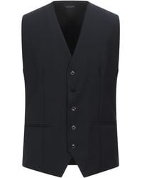 Daniele Alessandrini - Tailored Vest Wool, Polyester, Elastane - Lyst