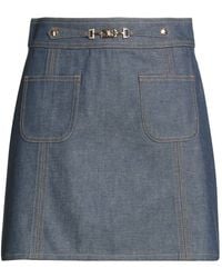 Celine - Denim Skirt - Lyst