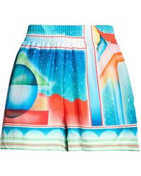 CASABLANCA - Shorts & Bermuda Shorts Silk - Lyst