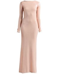 N°21 - Maxi Dress Polyester, Elastane - Lyst