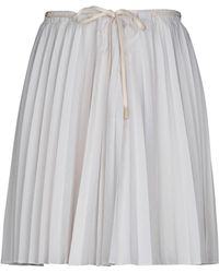 Brunello Cucinelli Knielanger Rock - Weiß