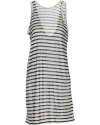 T By Alexander Wang Kurzes Kleid - Weiß
