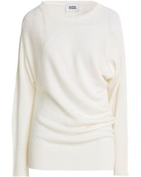 Alpha Studio - Ivory Sweater Merino Wool - Lyst