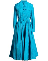 Herno - Azure Overcoat & Trench Coat Polyester - Lyst