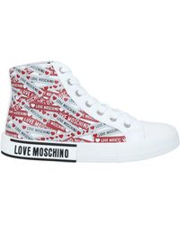 Love Moschino High-top sneakers for Women - Up to 62% off at Lyst.com