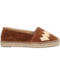 Castañer - Espadrilles Leather, Textile Fibers - Lyst