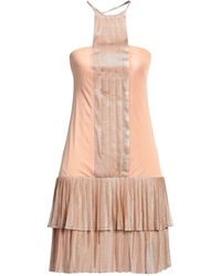 Pinko - Blush Mini Dress Viscose, Polyester, Polyamide - Lyst