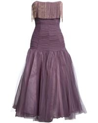 Elisabetta Franchi - Midi Dress Polyamide - Lyst