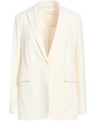 Circolo 1901 - Ivory Blazer Cotton, Elastane - Lyst