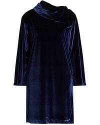 Caliban - Midnight Mini Dress Polyester, Elastane - Lyst
