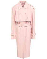 DESA NINETEENSEVENTYTWO - Overcoat & Trench Coat Leather - Lyst
