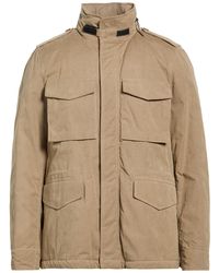 Aspesi - Khaki Jacket Cotton, Polyester, Polyamide - Lyst