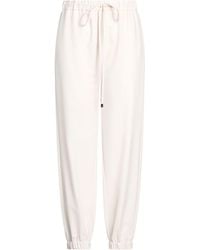 Antonelli - Ivory Pants Polyester, Virgin Wool, Elastane - Lyst