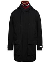 Moschino - Overcoat & Trench Coat Cotton, Viscose, Virgin Wool, Polyamide, Elastane - Lyst