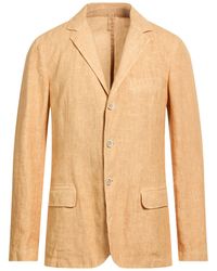 120% Lino - Mustard Blazer Linen - Lyst