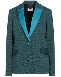 Fracomina - Blazer Cotton, Polyester, Metallic Polyester, Polyamide, Elastane - Lyst