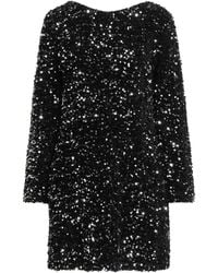 Philo-Sofie Cashmere Flared Fit Mini Dress in Black | Lyst