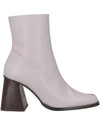 Alohas - Dark Ankle Boots Leather - Lyst