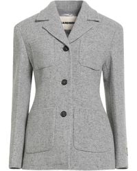 Sandbeige - Blazer Wool, Nylon, Silk - Lyst