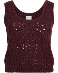 Eleventy - Plum Sweater Alpaca Wool, Wool, Polyamide, Polyester - Lyst