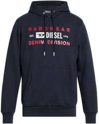 DIESEL - Sweatshirt Cotton, Polyester, Elastane - Lyst