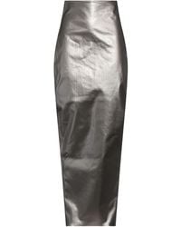 Rick Owens - Denim Skirt Cotton, Elastomultiester, Natural Rubber - Lyst