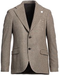 Lardini - Sand Blazer Wool, Polyamide - Lyst