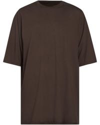 Rick Owens - Chocolate T-Shirt Cotton - Lyst