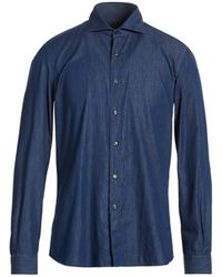 Fay - Denim Shirt - Lyst