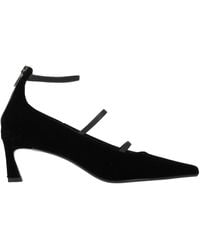 J.A.P. JOSE ANTONIO PEREIRA - Pumps Leather, Textile Fibers - Lyst
