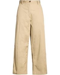 White Sand - Pants Cotton, Elastane - Lyst
