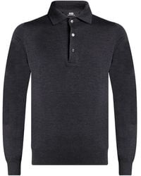 Alpha Studio - The Fine Essentials Charcoal Sweater Merino Wool - Lyst